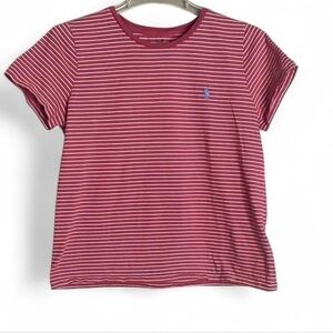 Polo by Ralph Lauren Pink and White Striped Preppy Women’s Crewneck Size L